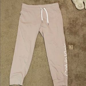 Mauve Calvin Klein Sweatpants